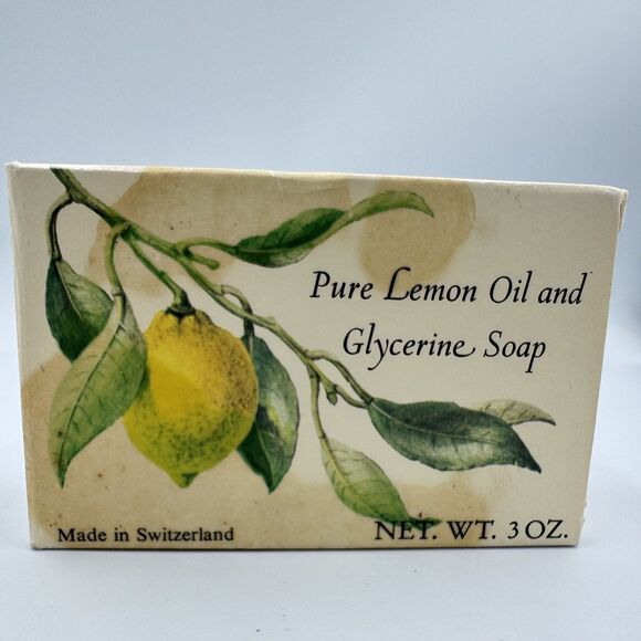 Crabtree Evelyn Lemon Oil Glycerine Bar Soap Vintage - Picture 1 of 4